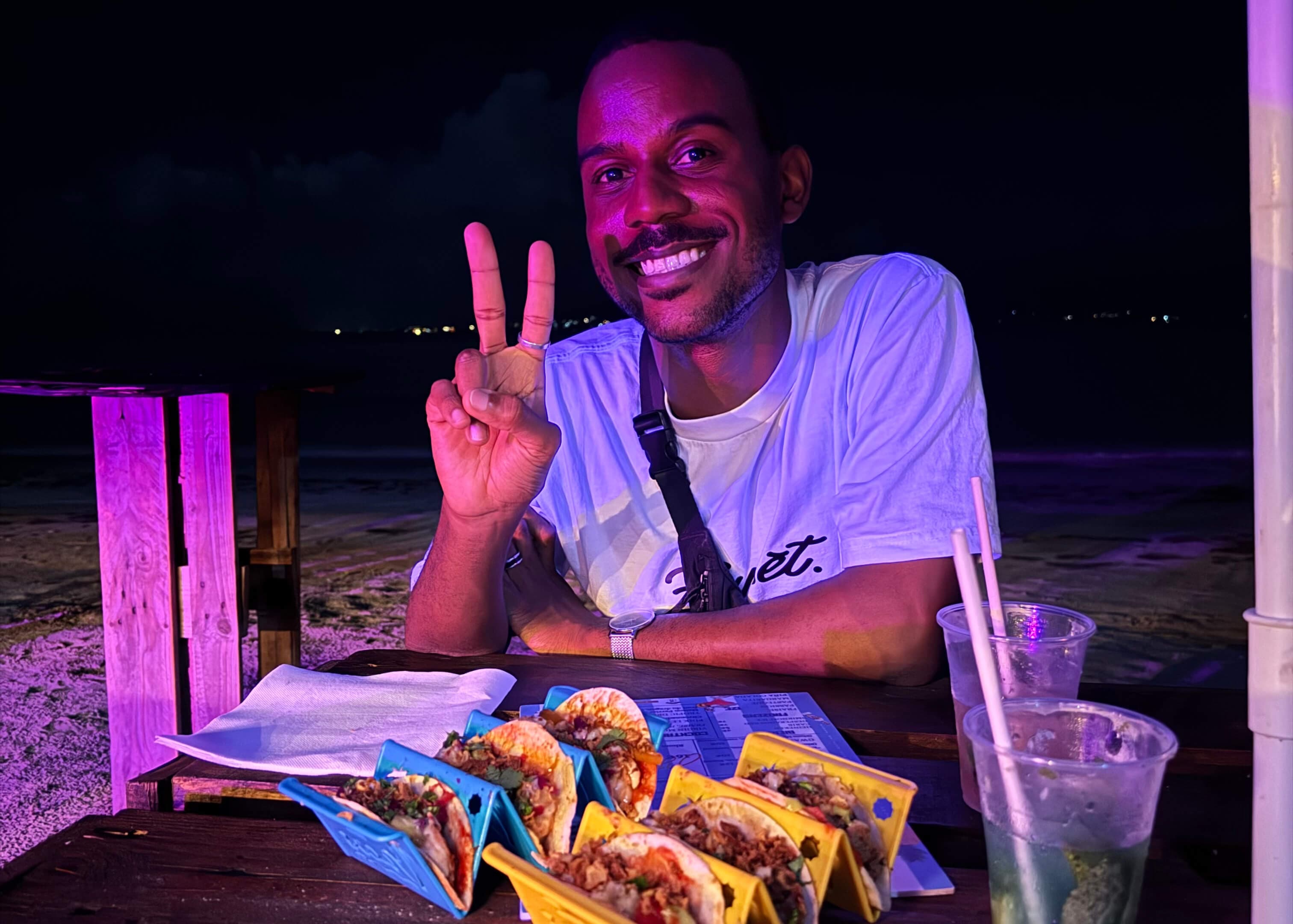 QG on the beach, Le Gosier